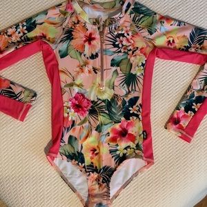 MOLO (SZ 8Y) GIRLS RASH GUARD SWIMSUIT